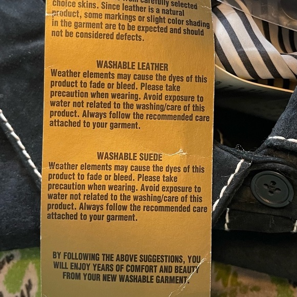 QVC Dialogue women burnout black washable leather suede size 1X lined Shacket - Picture 10 of 12